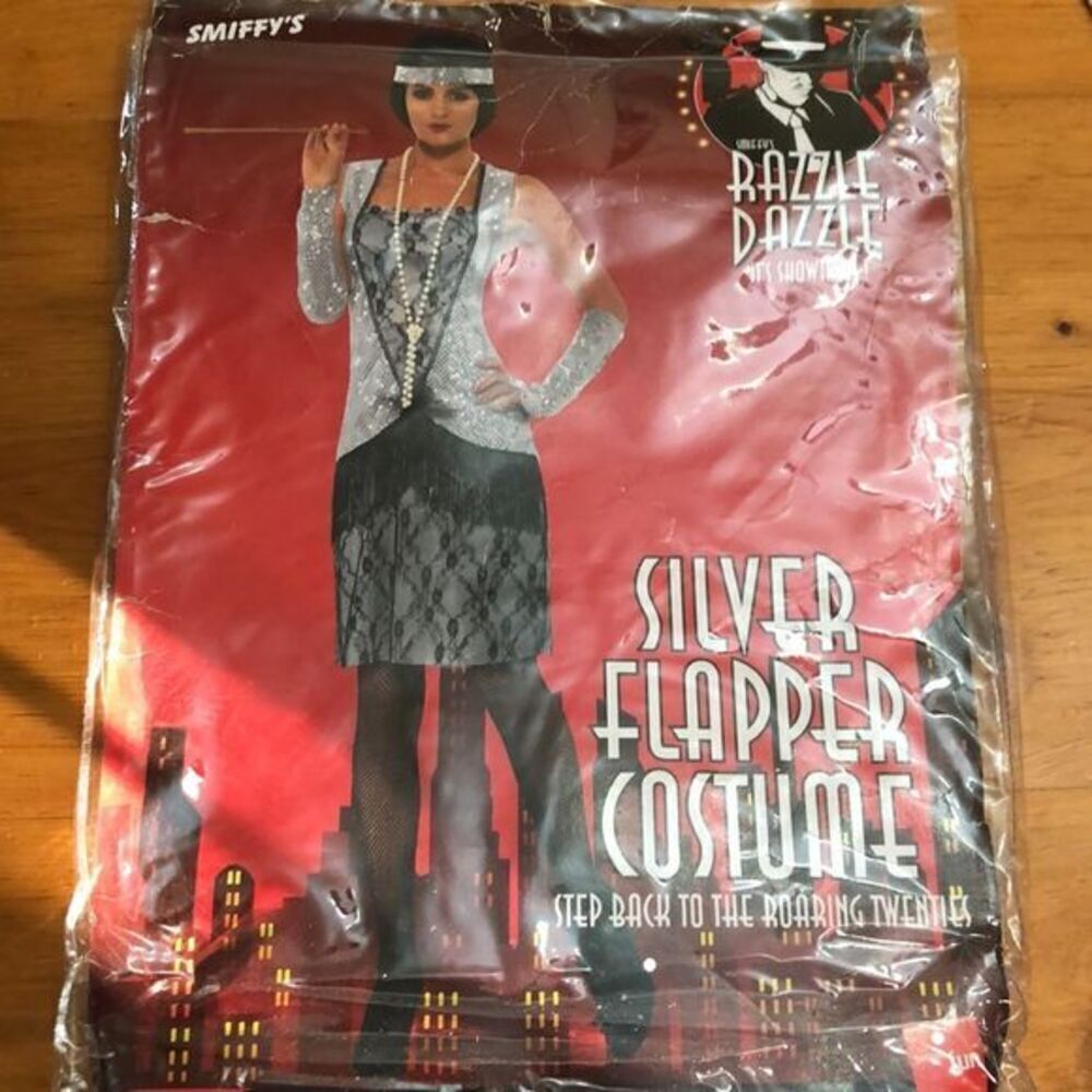 1920’s Silver Flapper Costume